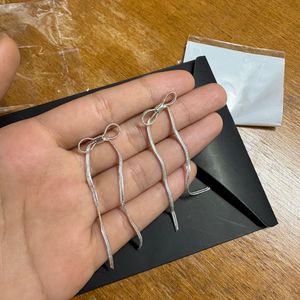 Elegant Bow Drop Earrings