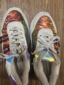 Stylish Sequin Fashion Sneakers