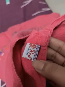 Cute Embroidered Baby Girl's Top