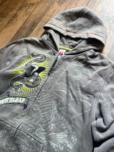 Cool Graphic Zip-Up Hoodie
