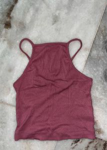 Ribbed Cropped Tank Top