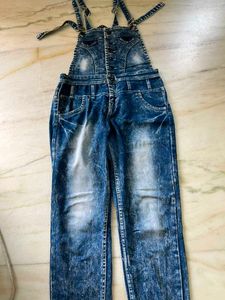 Blue Denim Overalls