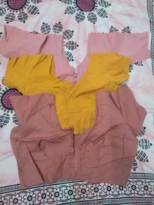 Pack of 3 Cotton Blouses