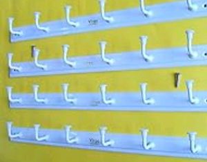 4 Set Cloth Hanger High Quality Metal Rail 8