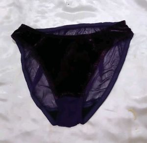 Velvet &amp; Mesh Briefs