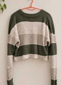 Striped Knit Sweater