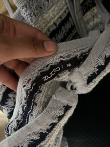 Knit Lace-Up Top