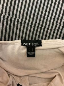 Cream Ruched Velvet Cami Top