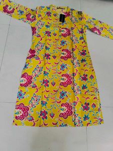 Melange By Lifestyle Floral Straight Kurta Wit Tag