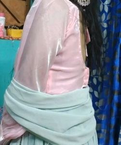 Blush Pink Organza Blouse