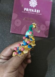 Priyaasi Peacock Finger Ring