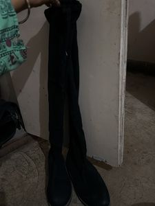 Black Over-the-Knee Boots