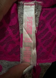 Hot pink Victoria’s Secret lace panty