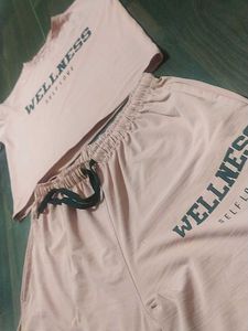 Cute Pink Wellness Co-ord Set