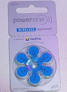 P675 Hearing Aid Battery
