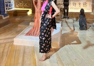 Palazzo Saree Ready To Wear XL Size