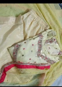 Elegant Yellow Kurta Set with Dupatta