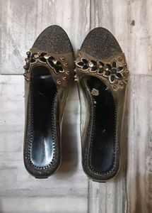 Sparkling Embellished Flat Sandals