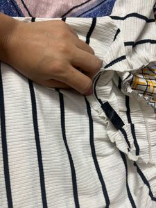 Striped Off-the-Shoulder Top