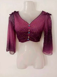 Sparkly Ombre Blouse