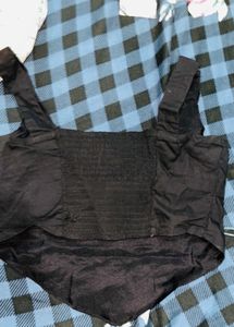 Black Corset Style Top
