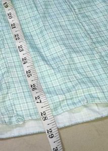 Light Blue Checkered Sleeveless Dress