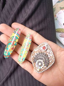 Boho Ethnic saree pin