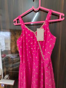 Pink Floral Maxi Jumpsuit