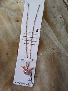 Anti Tarnish Reindeer Antler Necklace