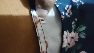 Floral Print Flared Sleeve Dress