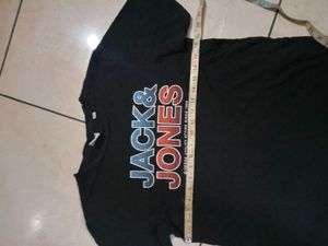 Jack &amp; Jones Black Logo T-Shirt