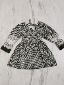 Stylish Printed Kurta with Sequins