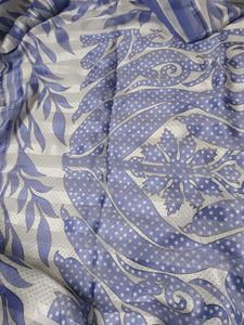 Beautiful Blue &amp; White Saree