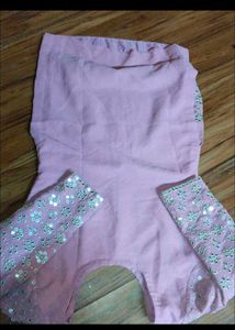 Elegant pink Shrara Suit Set with dupatta
