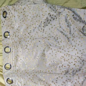 Velvet  2 curtains with golden leafves🌿 🌿