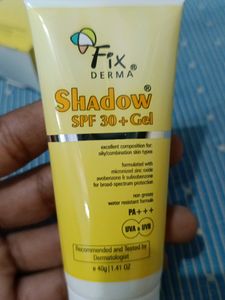 Fix Derma Sunscreen With SpF 30+ Gel || 40g