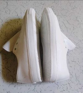 Classic White Canvas Sneakers