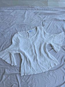 White cotton Top