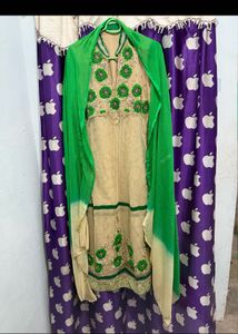 Embroidered Kurta Set with Dupatta
