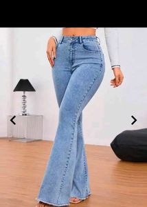 Women's Light Wash Flare Jeans