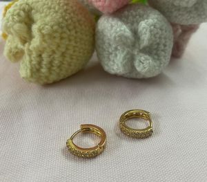 Elegant Sparkling Hoop Earrings
