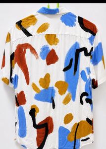Artistic Print Short Sleeve Shirt