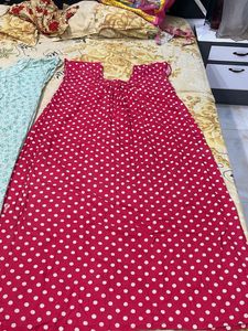 Comfortable Cotton Nighty Set - 2 Pcs
