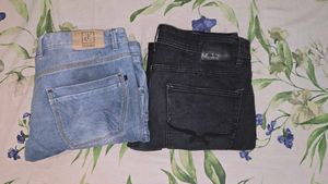 Light Blue &amp; Black Jeans Bundle - PACK OF 2