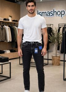 Men's Charcoal Wash Slim Fit Jeans