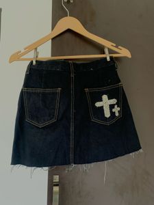 Y2K Denim Mini Skirt