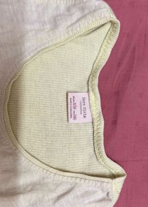 ZARA Fluorescent green Tank Top