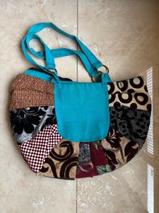 Boho Patchwork Hobo Bag