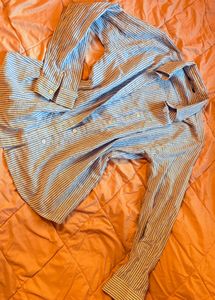 Blue Striped Women’s Casual Shirt