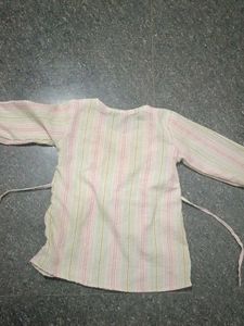Embellished Striped Kurti